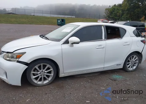 2013 Lexus Ct 200H Hybrid из США, поврежденный, VIN JTHKD5BH0D2160000